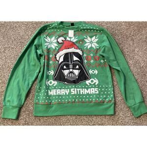 Star Wars Darth Vader Merry Sithmas Christmas Sweater Sweatshirt Medium